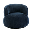 Ruvo Blue Swivel Accent Chair by Homelegance at Eve Furniture