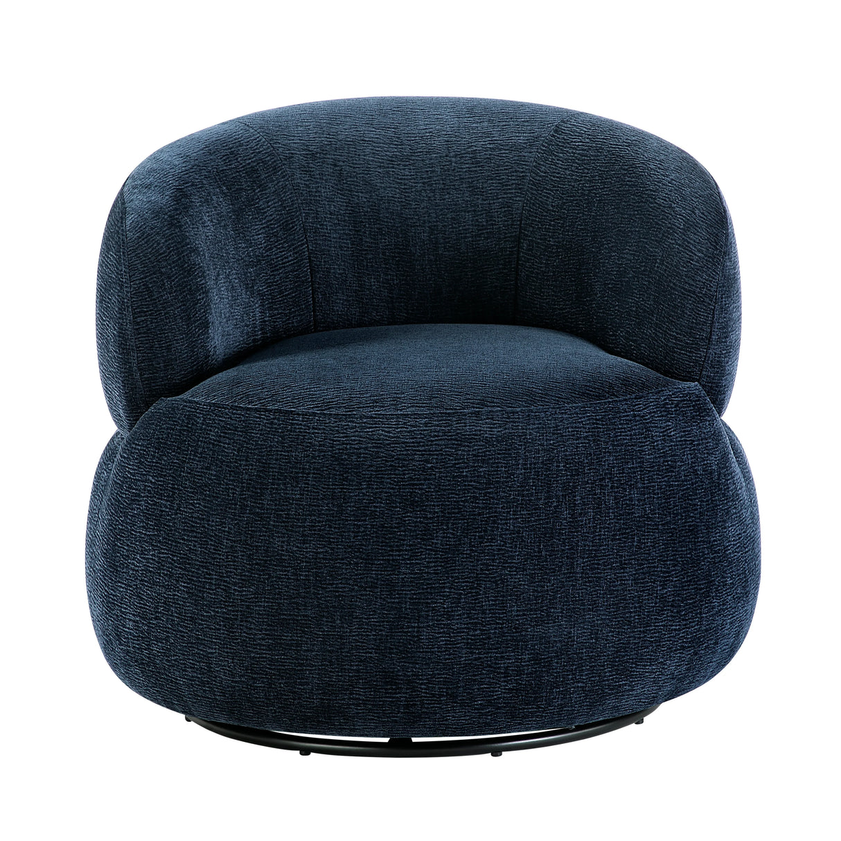 Ruvo Blue Swivel Accent Chair by Homelegance at Eve Furniture