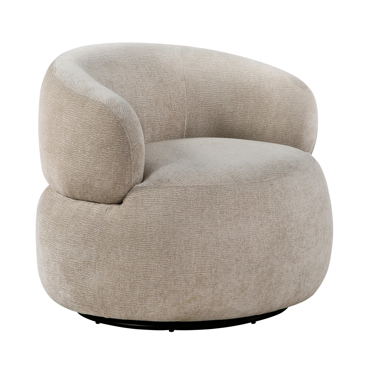Ruvo Light Brown Swivel Accent Chair by Homelegance at Eve Furniture