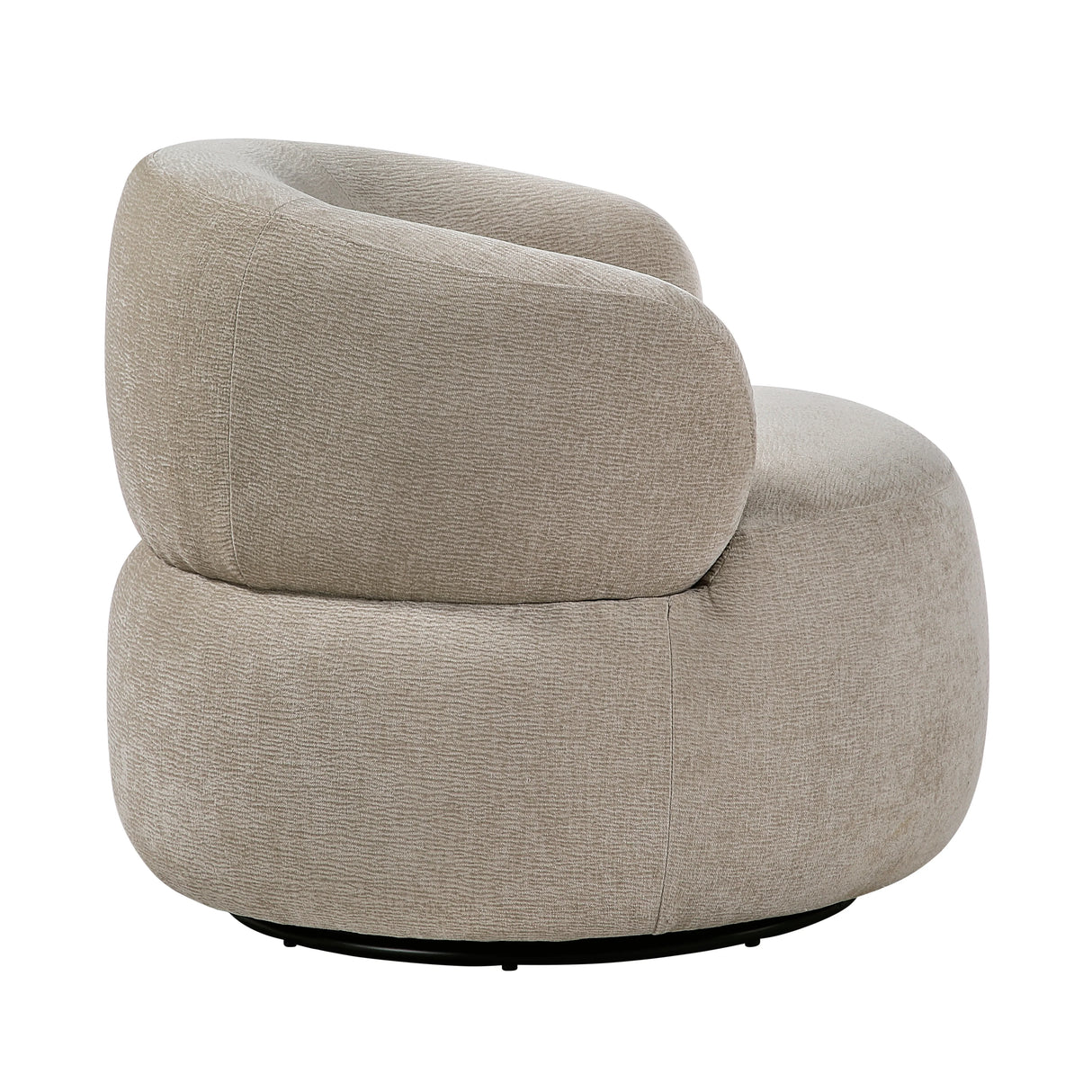 Ruvo Light Brown Swivel Accent Chair by Homelegance at Eve Furniture