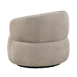 Ruvo Light Brown Swivel Accent Chair by Homelegance at Eve Furniture