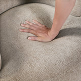 Ruvo Light Brown Swivel Accent Chair by Homelegance at Eve Furniture