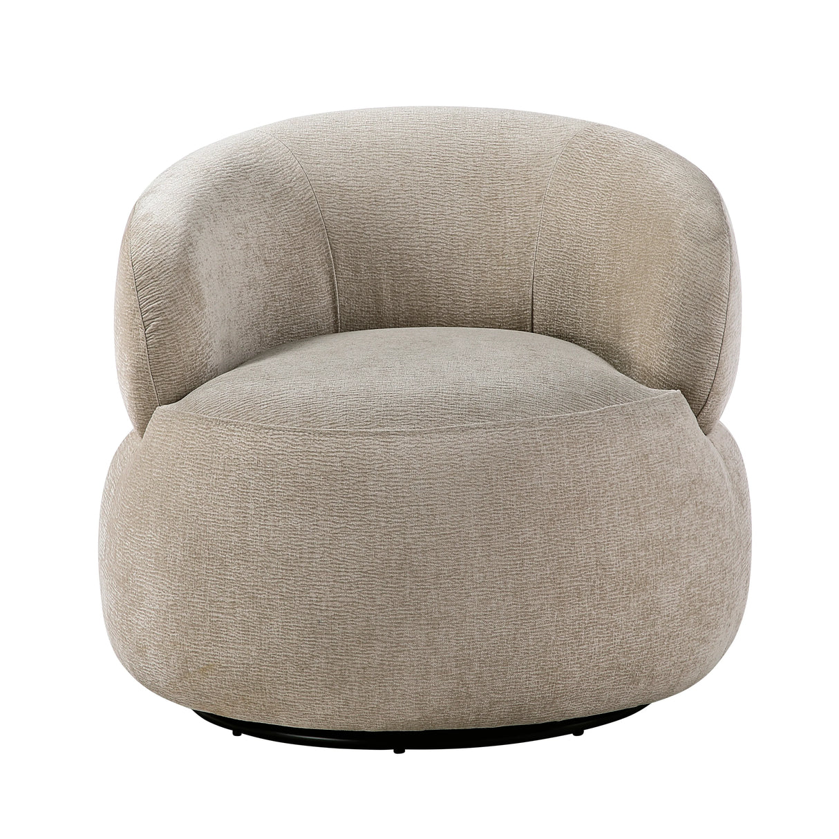 Ruvo Light Brown Swivel Accent Chair by Homelegance at Eve Furniture