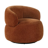 Ruvo Rusty Orange Swivel Accent Chair by Homelegance at Eve Furniture