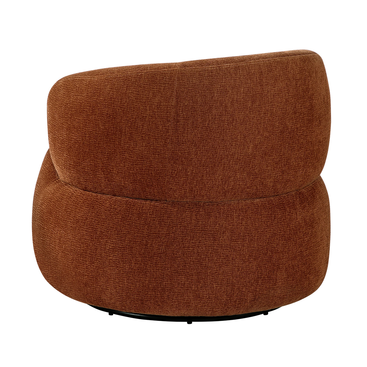 Ruvo Rusty Orange Swivel Accent Chair by Homelegance at Eve Furniture