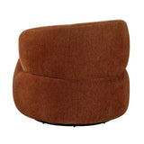 Ruvo Rusty Orange Swivel Accent Chair by Homelegance at Eve Furniture