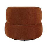 Ruvo Rusty Orange Swivel Accent Chair by Homelegance at Eve Furniture