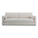 Ryan 91" Cream Upcycled Performance Linen Sofa Bed by TOV Furniture at Eve Furniture