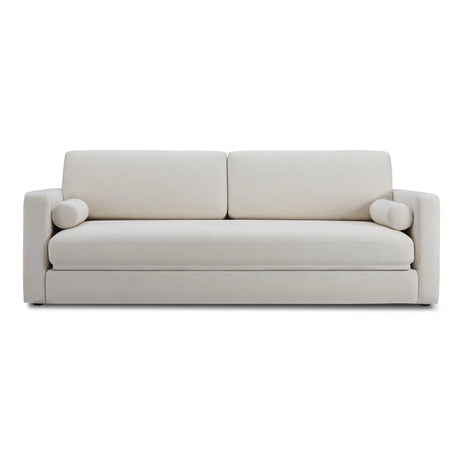 Ryan 91" Cream Upcycled Performance Linen Sofa Bed by TOV Furniture at Eve Furniture