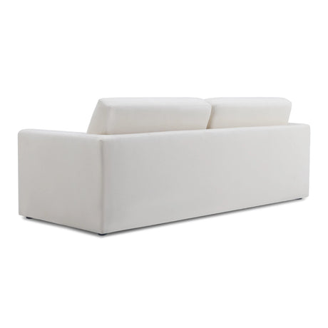 Ryan 91" Cream Upcycled Performance Linen Sofa Bed by TOV Furniture at Eve Furniture