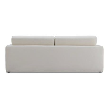Ryan 91" Cream Upcycled Performance Linen Sofa Bed by TOV Furniture at Eve Furniture