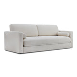 Ryan 91" Cream Upcycled Performance Linen Sofa Bed by TOV Furniture at Eve Furniture