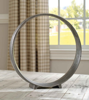 Ryandale Antique Pewter Finish Sculpture by Ashley at Eve Furniture
