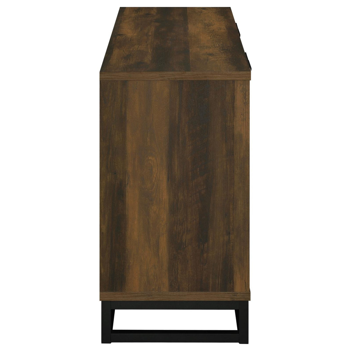 Ryatt Dark Pine 4-Door Engineered Wood Accent Cabinet