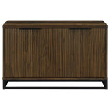 Ryatt Dark Pine 4-Door Engineered Wood Accent Cabinet