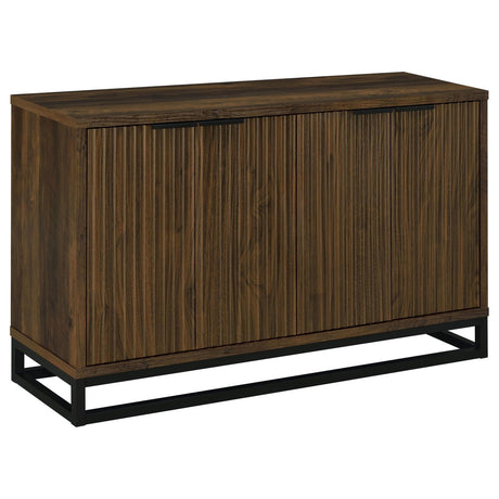 Ryatt Dark Pine 4-Door Engineered Wood Accent Cabinet by Coaster at Eve Furniture