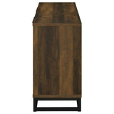 Ryatt Dark Pine 4-Door Engineered Wood Accent Cabinet by Coaster at Eve Furniture