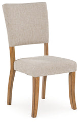 Rybergston Light Brown Dining Chair, Set of 2