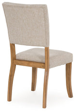 Rybergston Light Brown Dining Chair, Set of 2