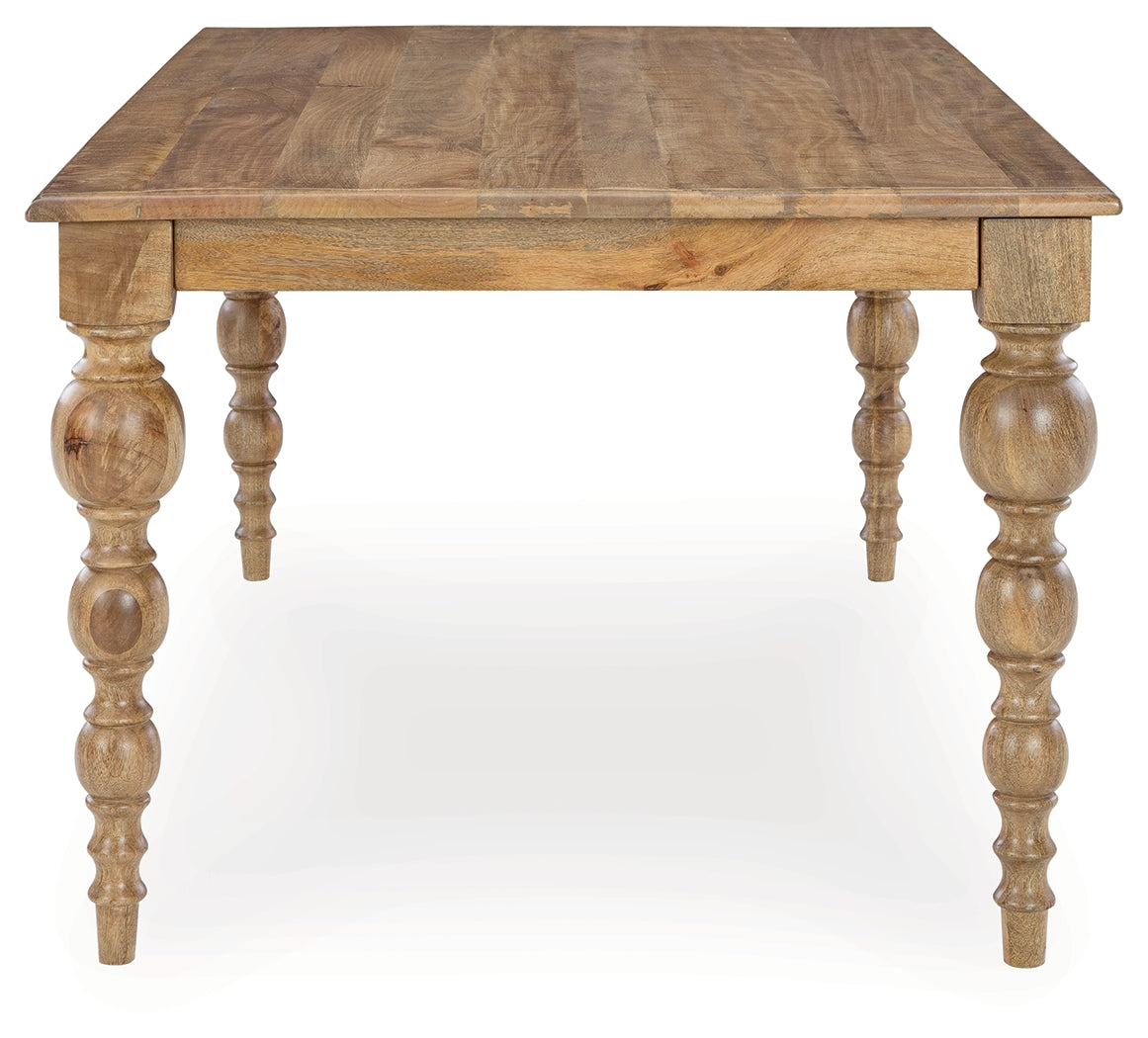 Rybergston Light Brown Dining Table