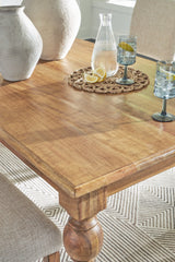 Rybergston Light Brown Dining Table