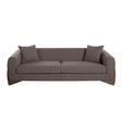 Ryder 92 Inch Sofa In Toffee Polyester Fabric by Diamond Sofa at Eve Furniture