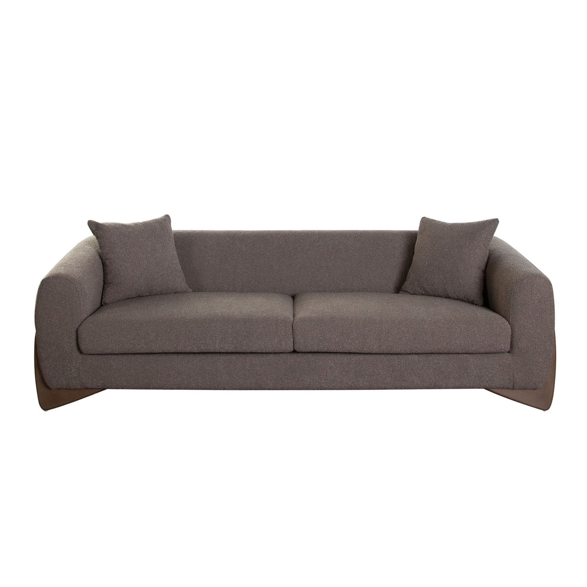 Ryder 92 Inch Sofa In Toffee Polyester Fabric by Diamond Sofa at Eve Furniture