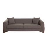Ryder 92 Inch Sofa In Toffee Polyester Fabric by Diamond Sofa at Eve Furniture