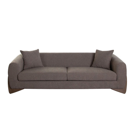 Ryder 92 Inch Sofa In Toffee Polyester Fabric by Diamond Sofa at Eve Furniture