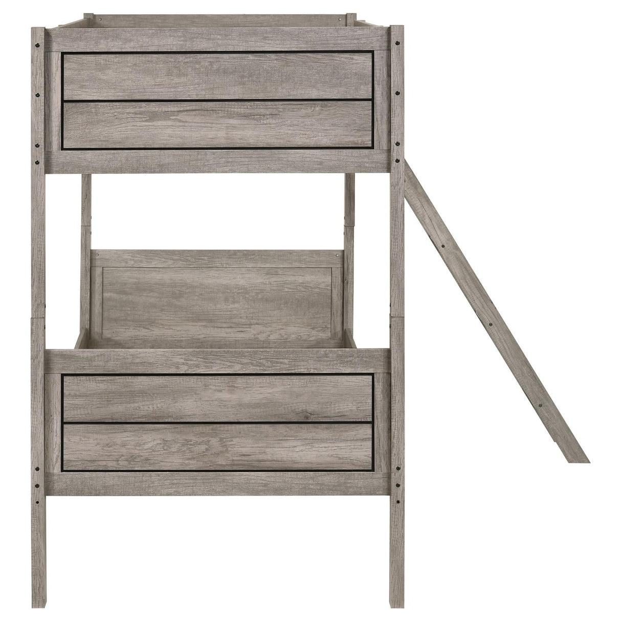 Ryder Weathered Taupe Twin over Twin Bunk Bed