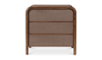 Rye 3 Drawer Nightstand Warm Brown by Moe's Home at Eve Furniture