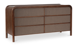 Rye 6 Drawer Dresser Warm Brown by Moe's Home at Eve Furniture
