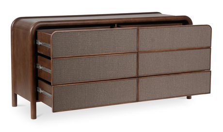 Rye 6 Drawer Dresser Warm Brown by Moe's Home at Eve Furniture