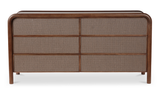 Rye 6 Drawer Dresser Warm Brown by Moe's Home at Eve Furniture