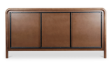 Rye King Bed Warm Brown by Moe's Home at Eve Furniture