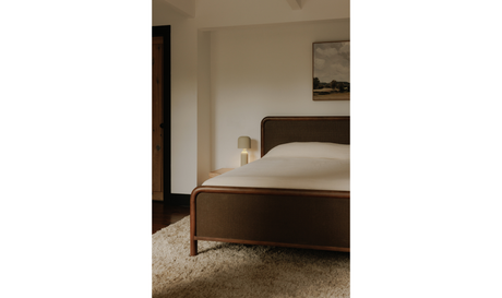Rye King Bed Warm Brown by Moe's Home at Eve Furniture