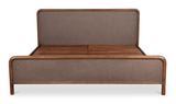 Rye King Bed Warm Brown by Moe's Home at Eve Furniture