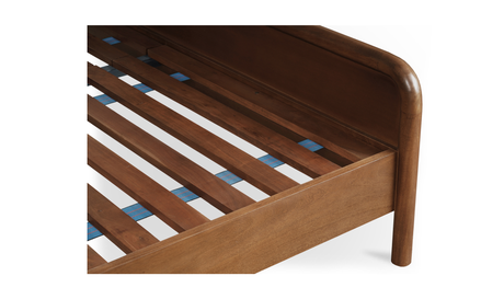 Rye King Bed Warm Brown by Moe's Home at Eve Furniture