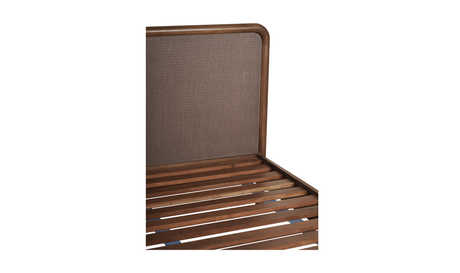 Rye King Bed Warm Brown by Moe's Home at Eve Furniture