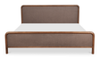 Rye King Bed Warm Brown by Moe's Home at Eve Furniture