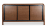 Rye Queen Bed Warm Brown by Moe's Home at Eve Furniture