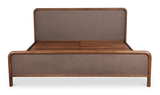Rye Queen Bed Warm Brown by Moe's Home at Eve Furniture