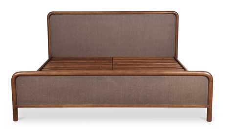 Rye Queen Bed Warm Brown by Moe's Home at Eve Furniture