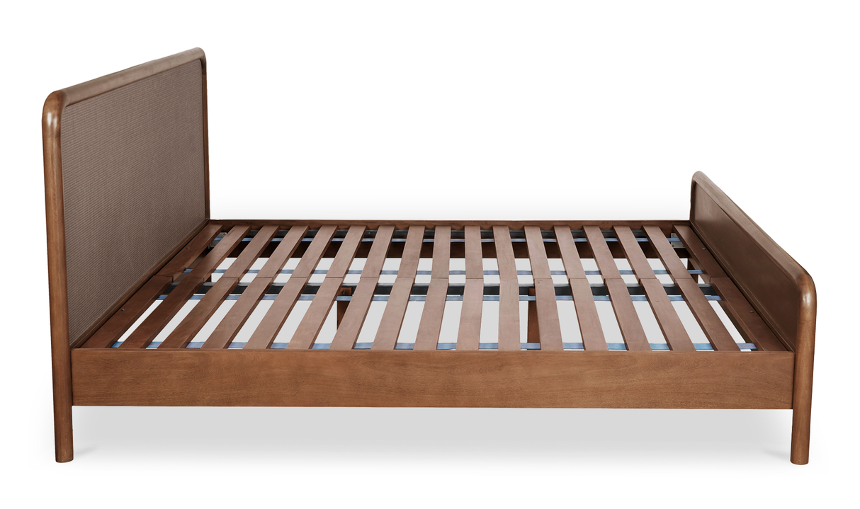 Rye Queen Bed Warm Brown by Moe's Home at Eve Furniture