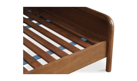 Rye Queen Bed Warm Brown by Moe's Home at Eve Furniture