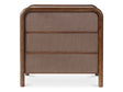 Rye Warm Brown 3 Drawer Nightstand