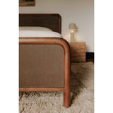 Rye Warm Brown King Bed by Moe's Home at Eve Furniture