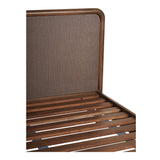 Rye Warm Brown King Bed by Moe's Home at Eve Furniture