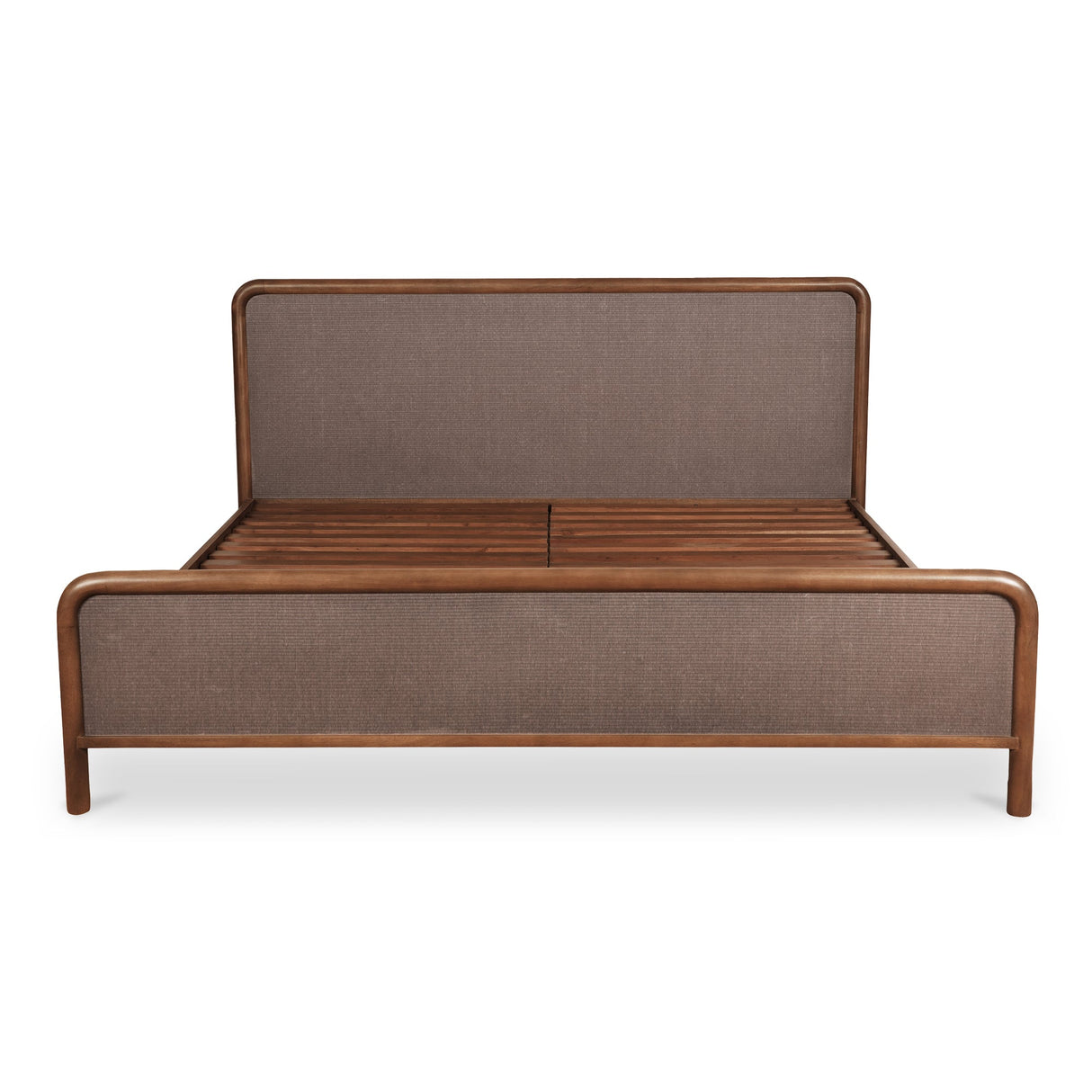Rye Warm Brown King Bed by Moe's Home at Eve Furniture