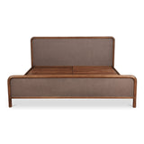 Rye Warm Brown King Bed by Moe's Home at Eve Furniture